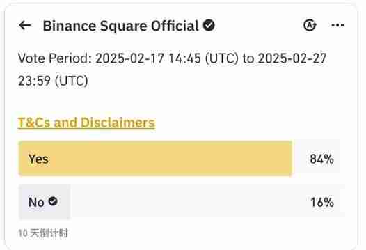 Pi币要上币安?币安的Pi币投票活动开启(附投票地址)
